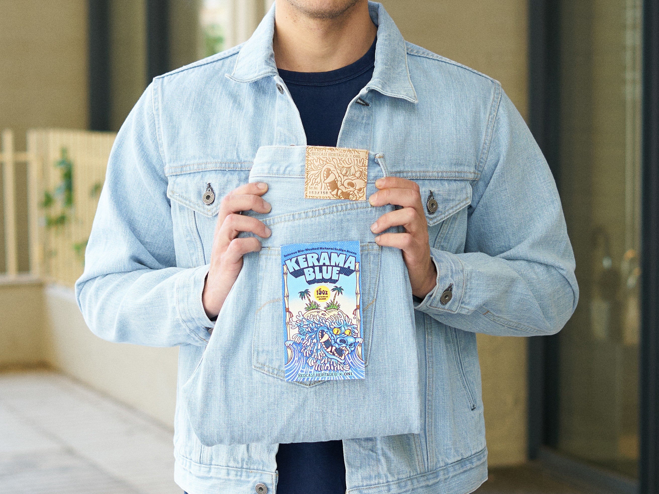 Redcast x ONI "Kerama Blue" denim collab