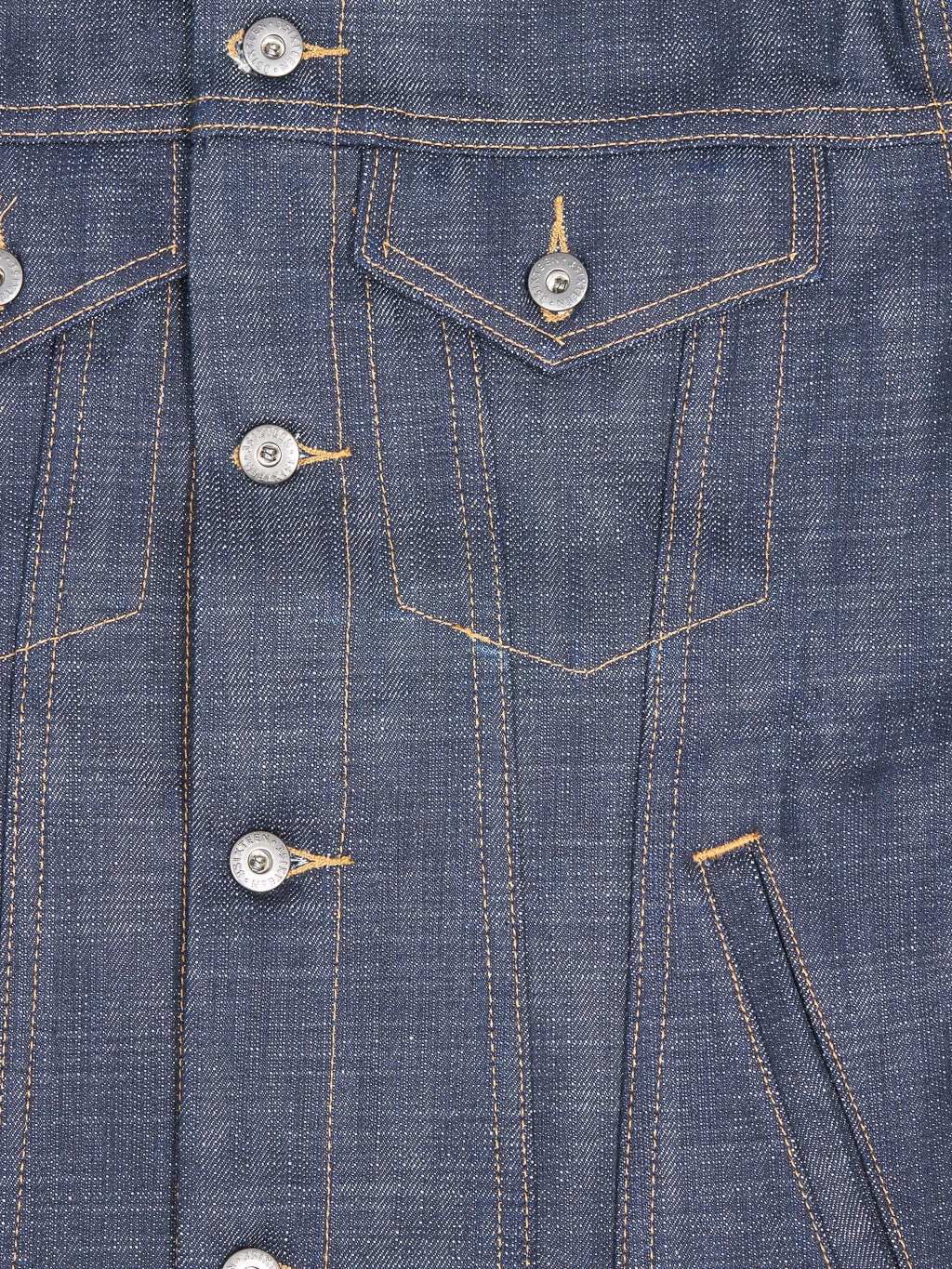 3sixteen 20th Anniversary Natural Indigo Type 3s Denim Jacket buttons