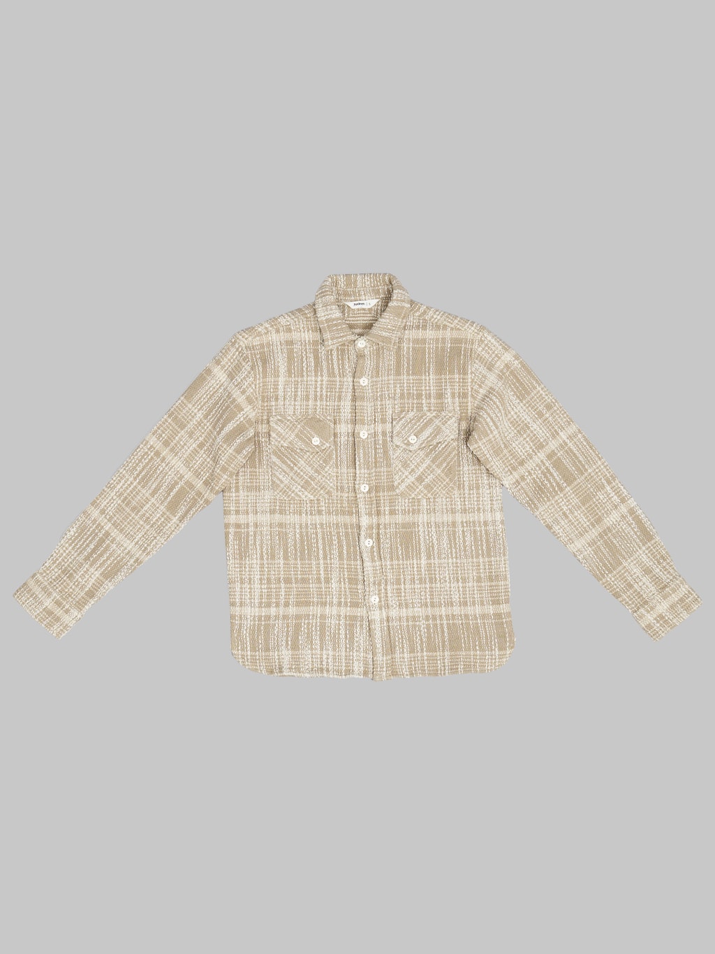 3sixteen Crosscut Flannel Alabaster Jacquard front view