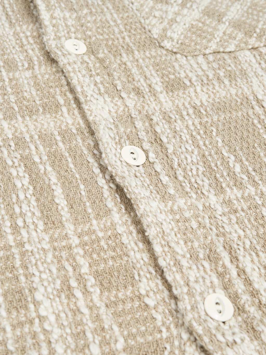 3sixteen Crosscut Flannel Alabaster Jacquard fabric texture
