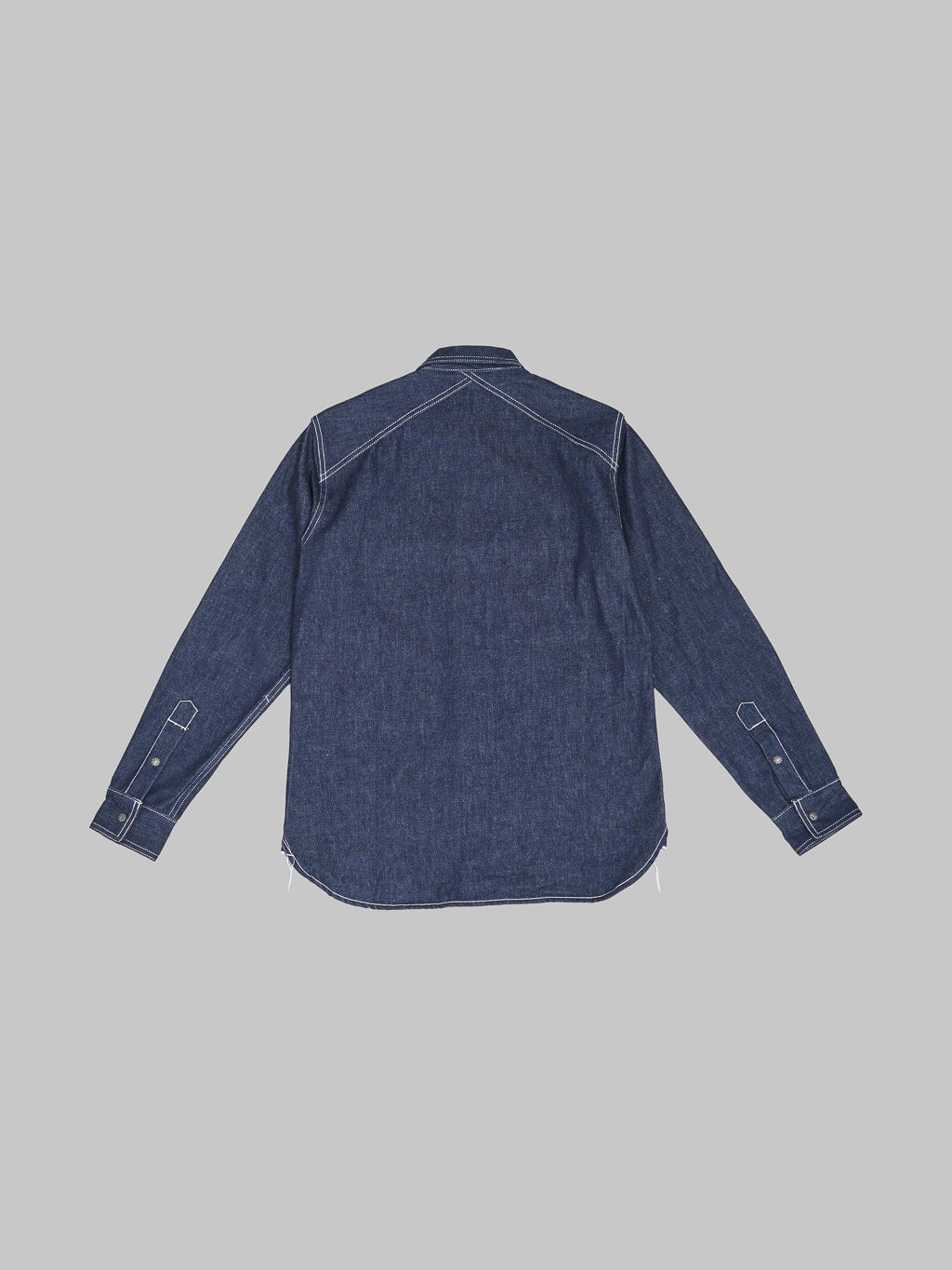 3sixteen Crosscut Western Indigo Denim Shirt back