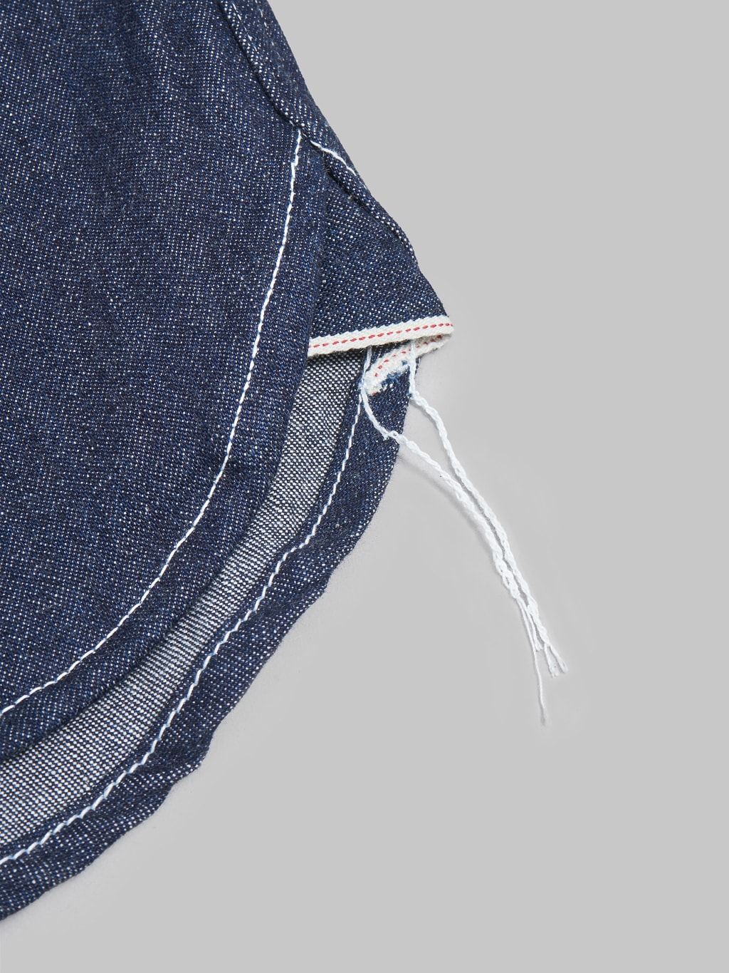 3sixteen Crosscut Western Indigo Denim Shirt selvedge