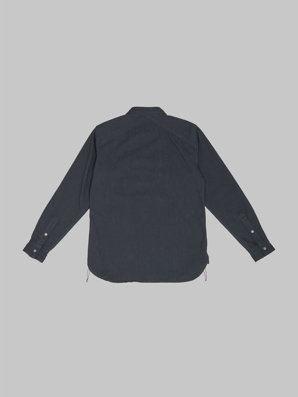 3sixteen Crosscut Western black Denim Shirt back