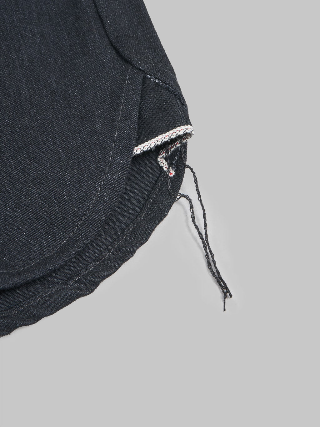 3sixteen Crosscut Western black Denim Shirt selvedge