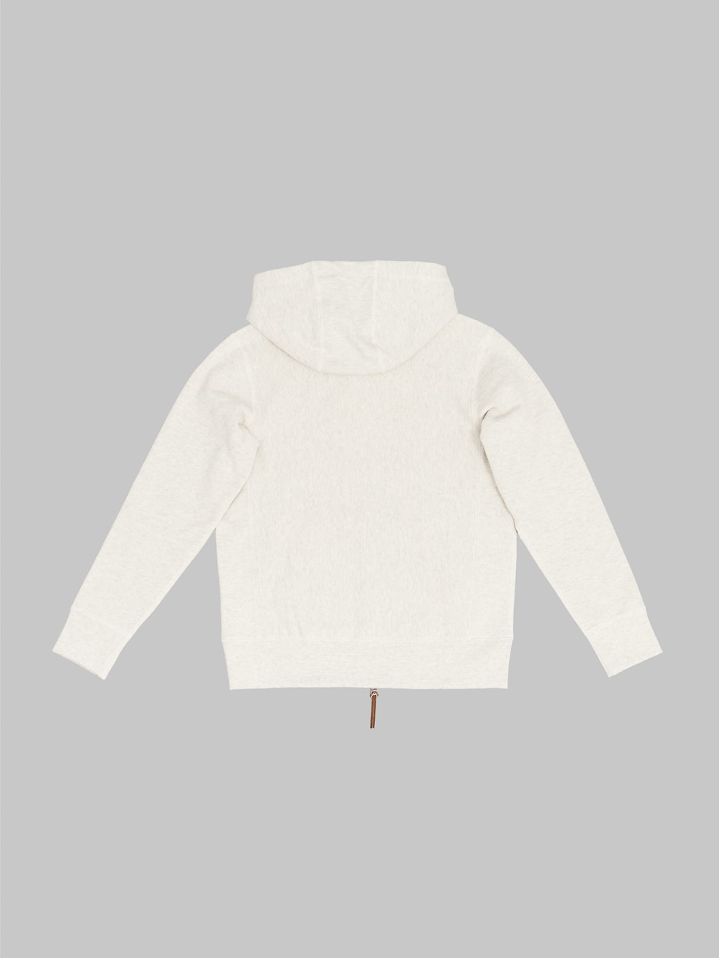3sixteen Heavyweight Zip Hoody oatmeal back
