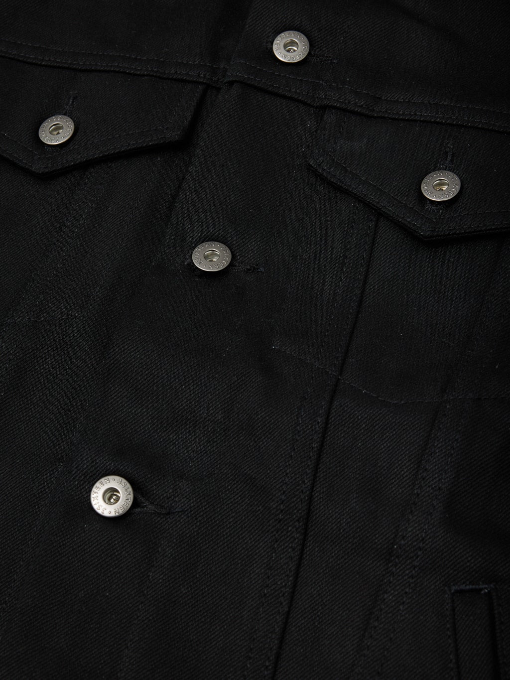 3sixteen type III denim jacket double black buttons