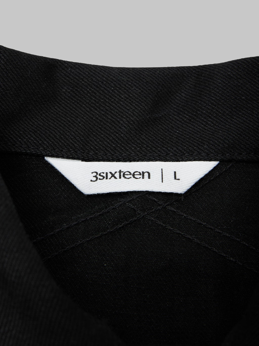 3sixteen type III denim jacket double black brand label