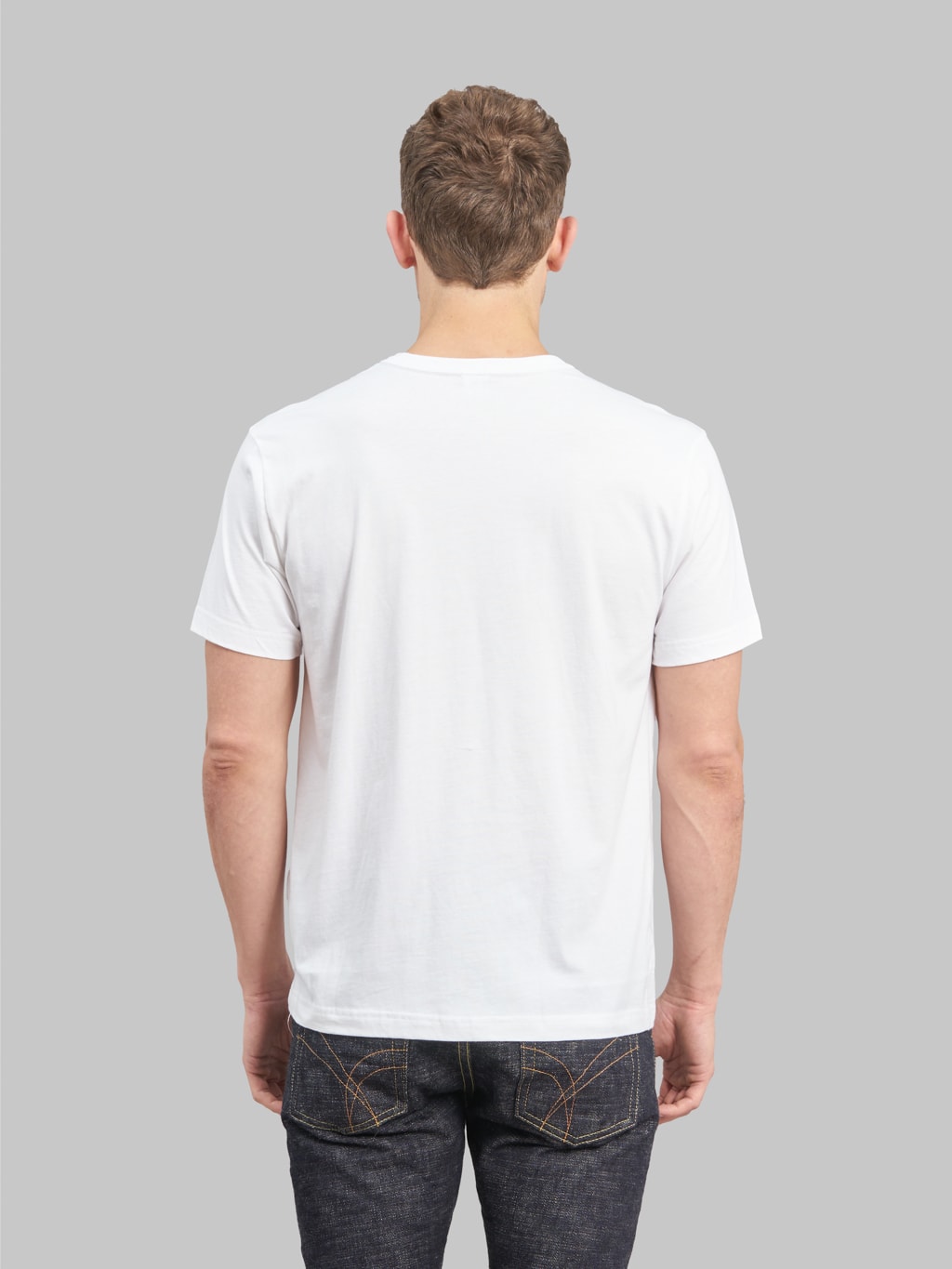3sixteen pima tshirt white 2 pack relaxed model back fit