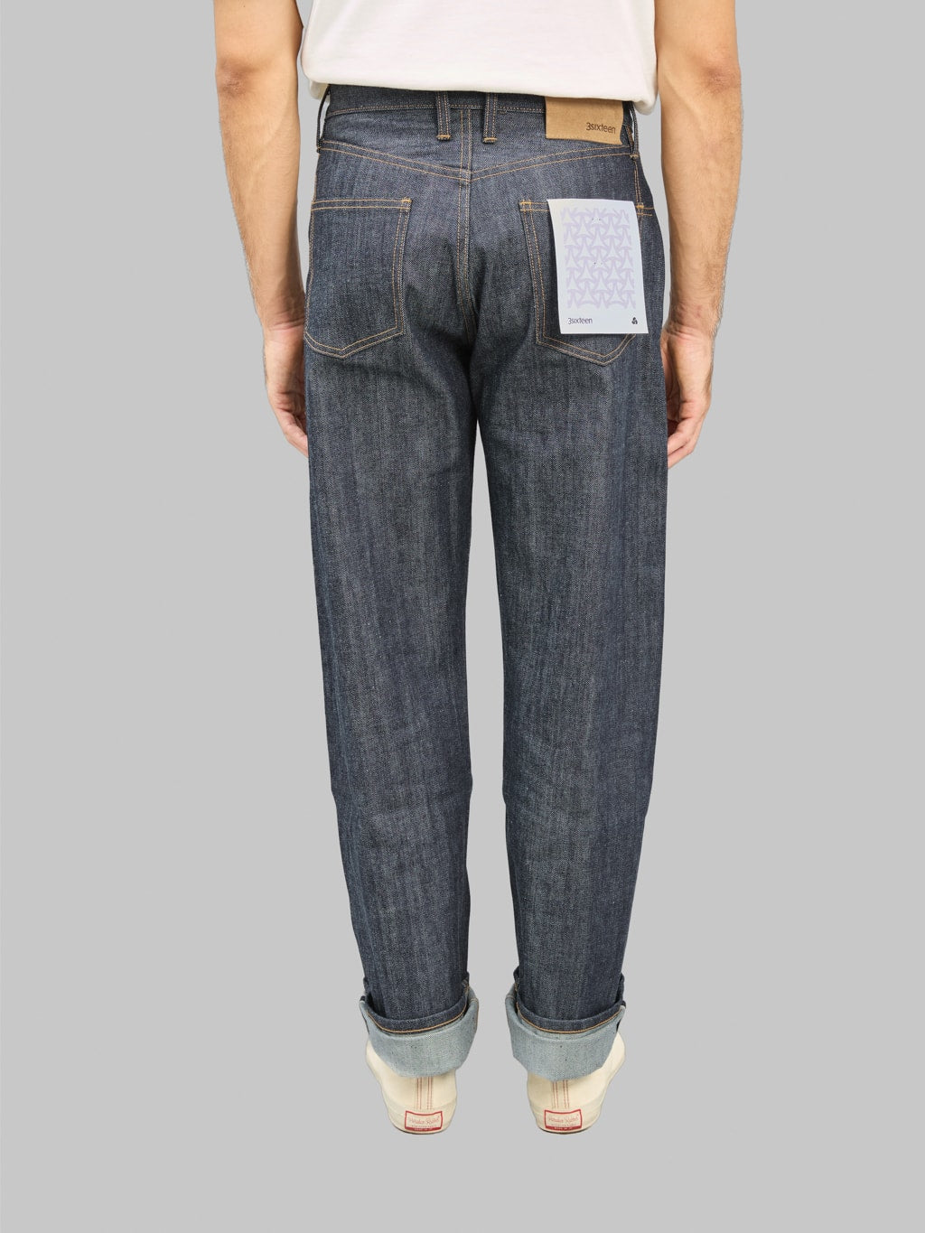 3sixteen RS 100 Relaxed Straight Jeans back fit