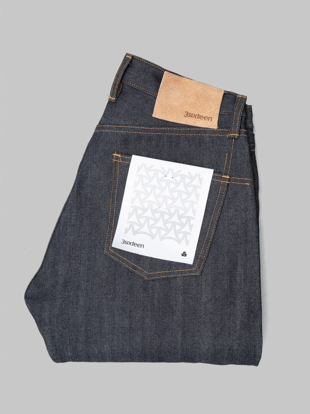 3sixteen RS 100 Relaxed Straight Jeans cotton fabric