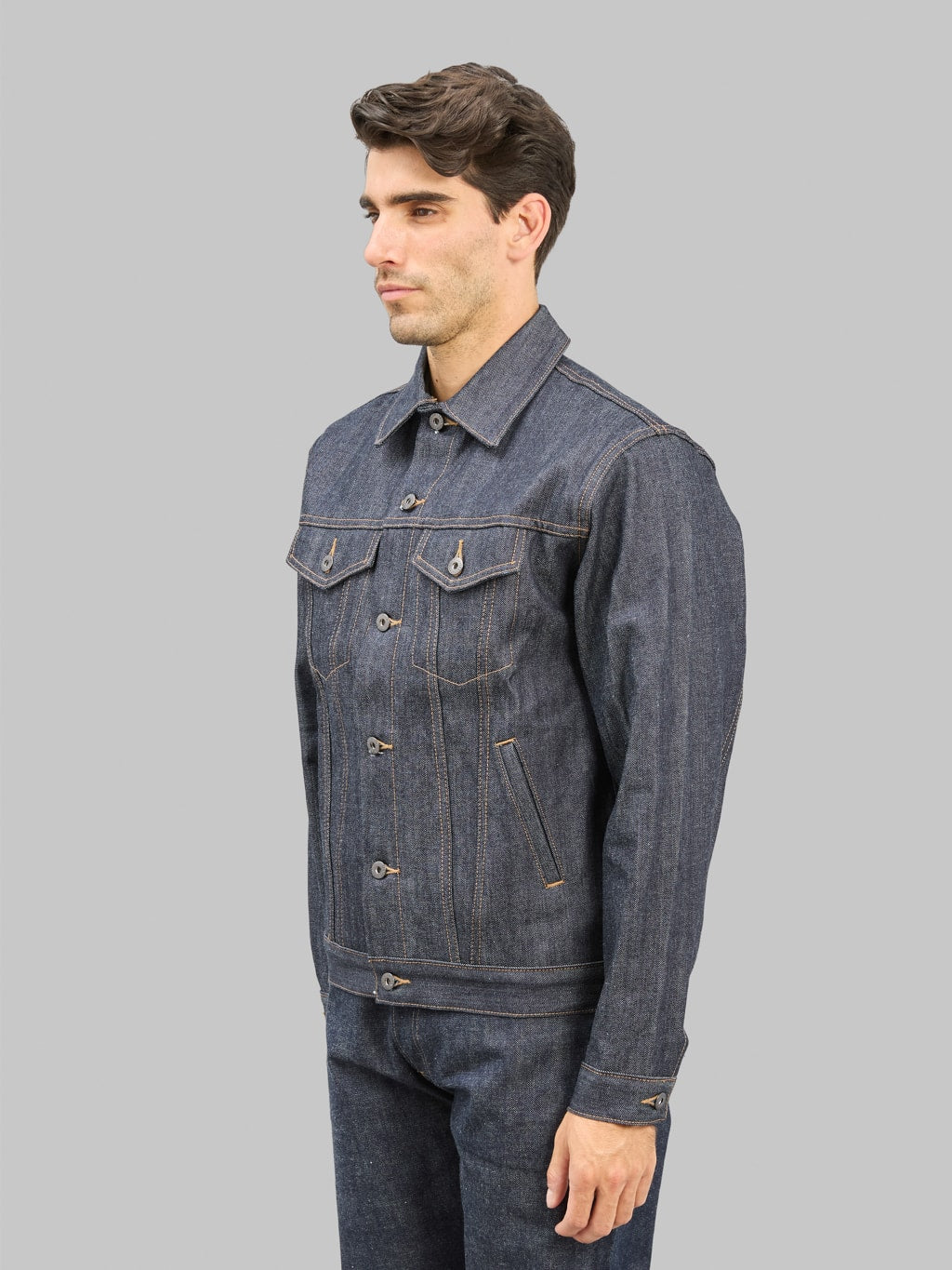 3sixteen Type 3s Denim Jacket Indigo side look