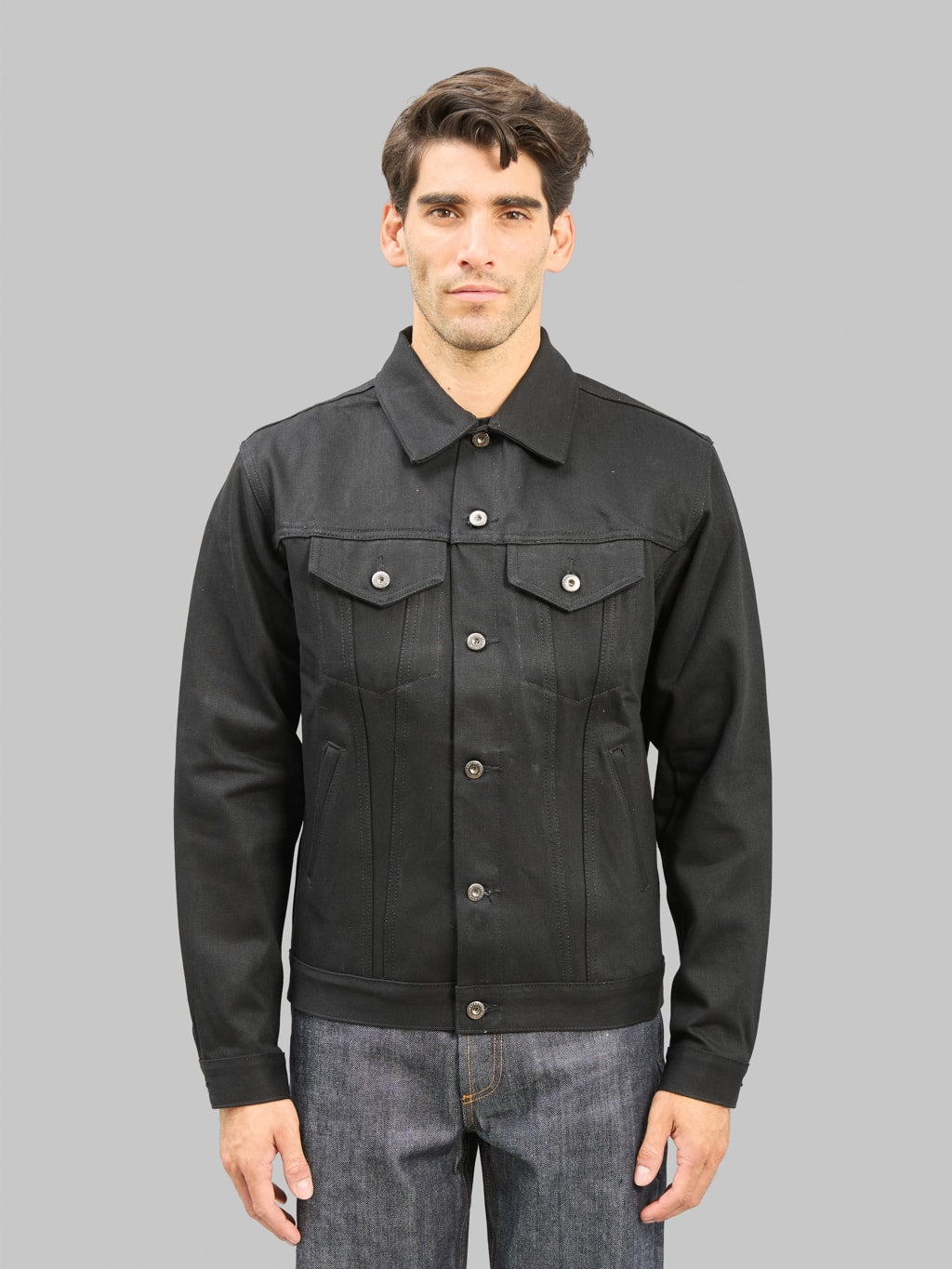 3sixteen Type 3s Denim Jacket Double Black