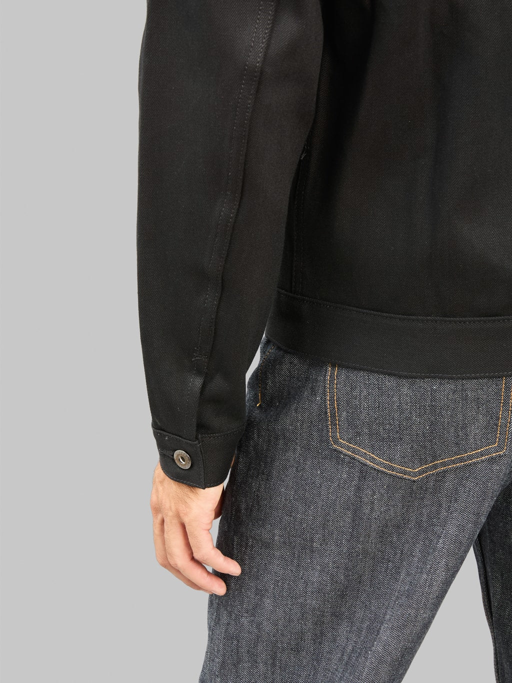 3sixteen Type 3s Denim Jacket Double Black