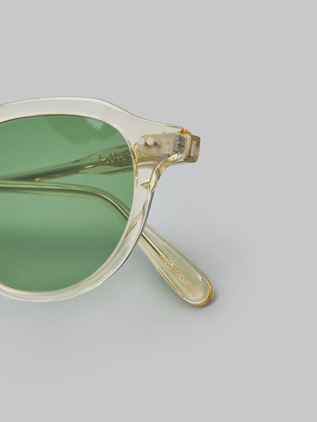 Buddy Optical Sorbonne Glasses Ecru Brescia closeup