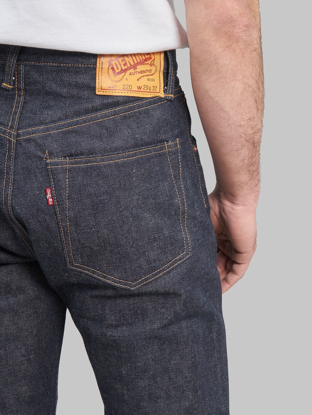 Denime by Warehouse 220A Regular Straight Jeans back pocket