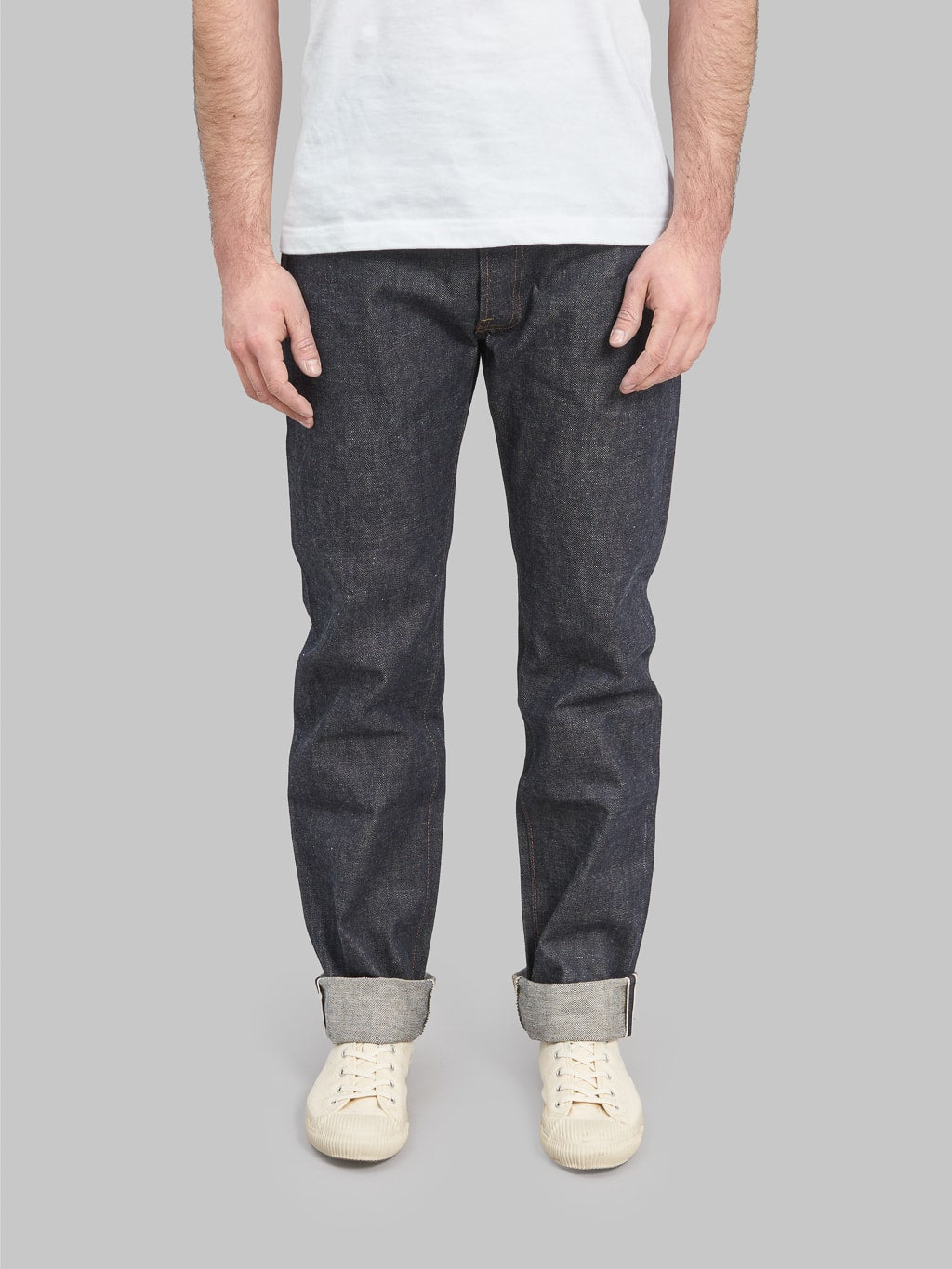 Denime by Warehouse 224 66model Regular Straight Jeans front fit