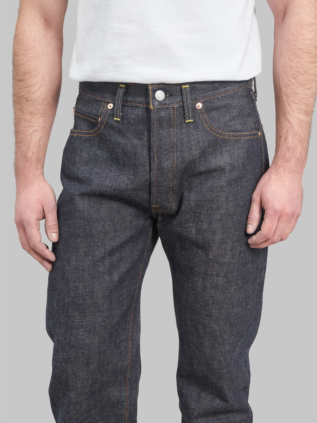 Denime by Warehouse 224 66model Regular Straight Jeans waist