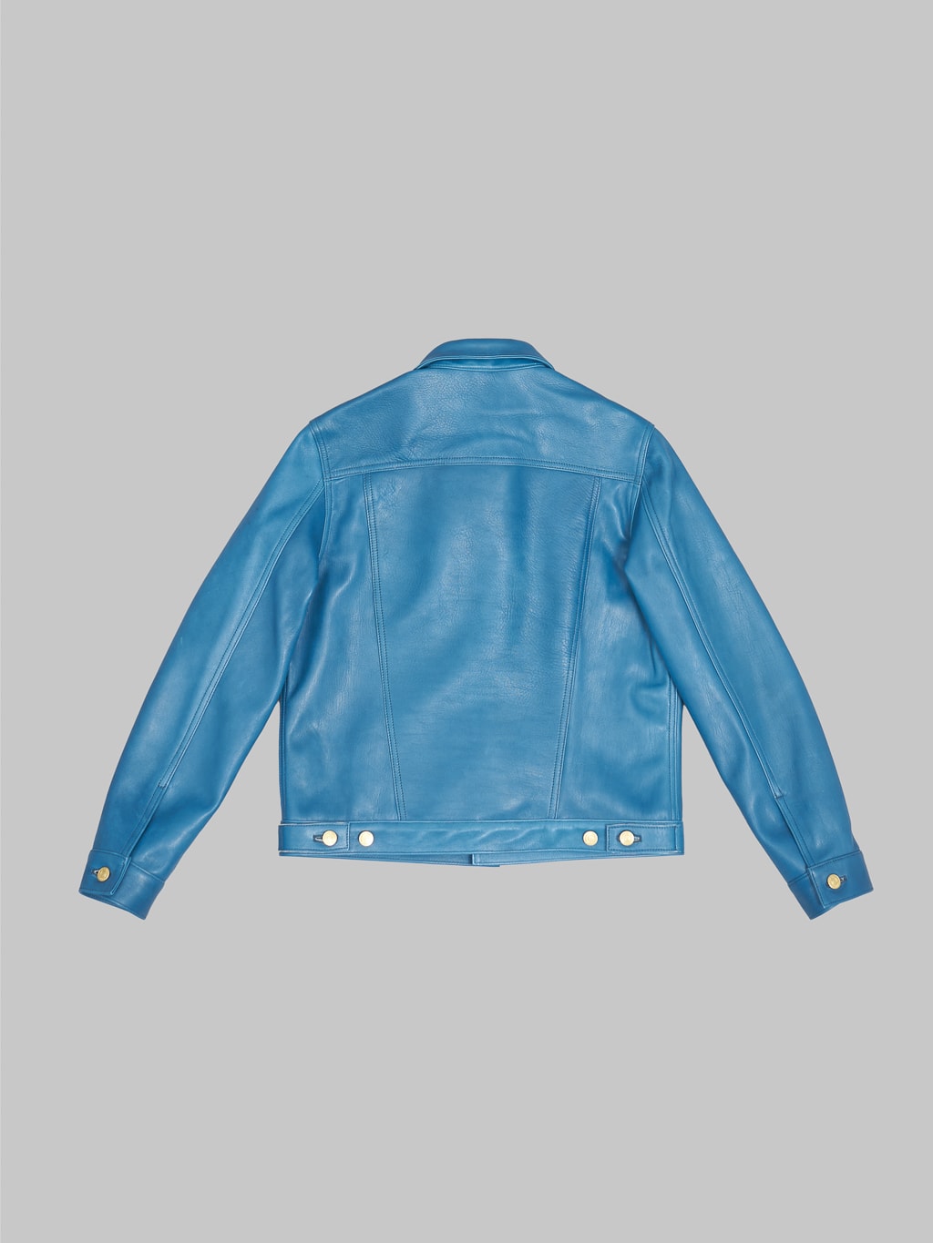 Double Helix Western Pioneer Indigo Dyed Horsehide type 3 Jacket back