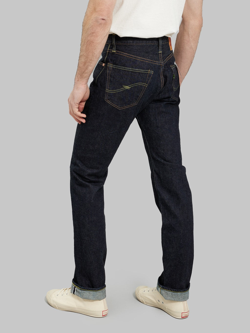 Fob factory slim straight denim jeans back fit