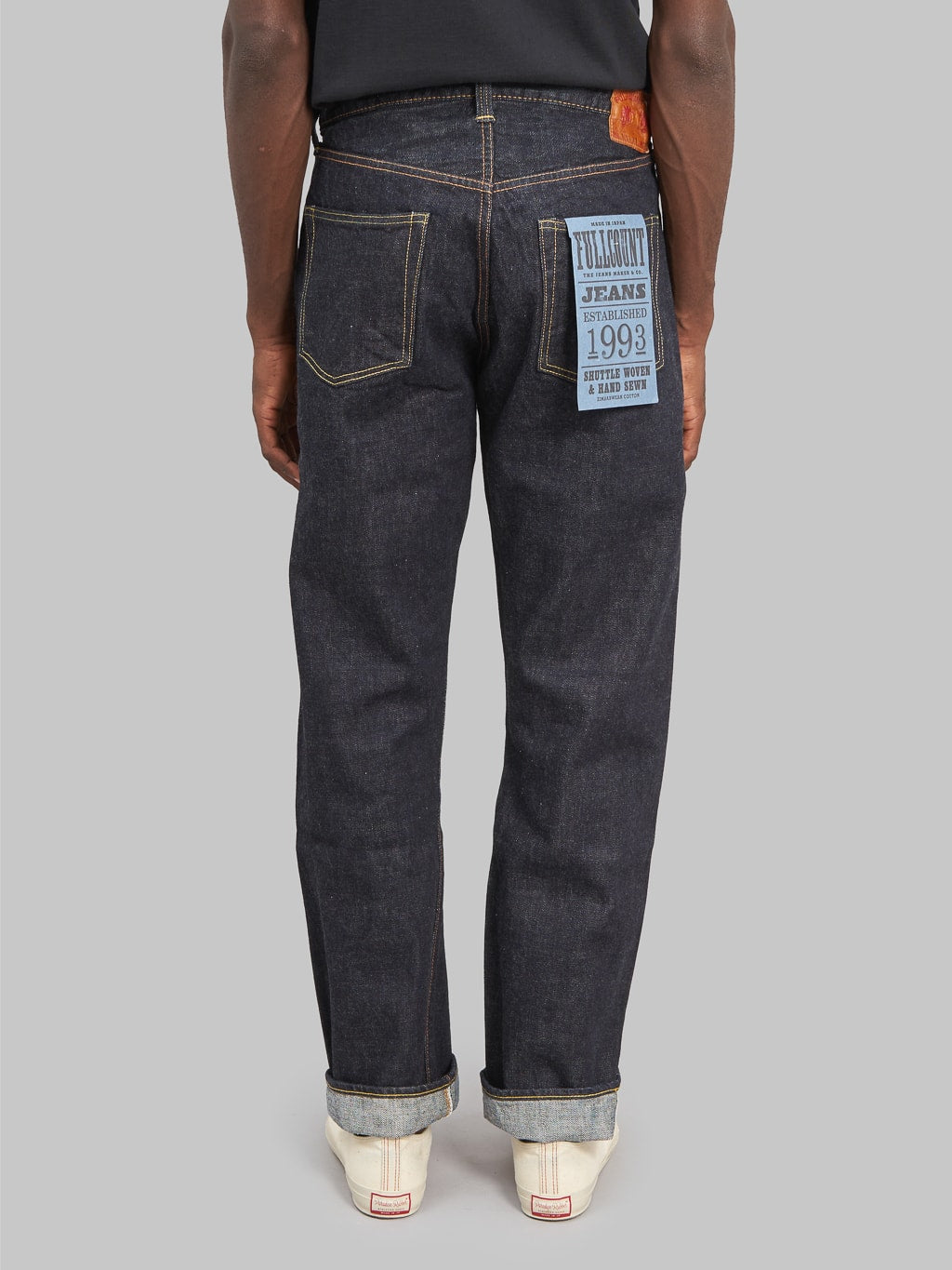 Fullcount 1101XXW regular Straight selvedge Jeans back fit