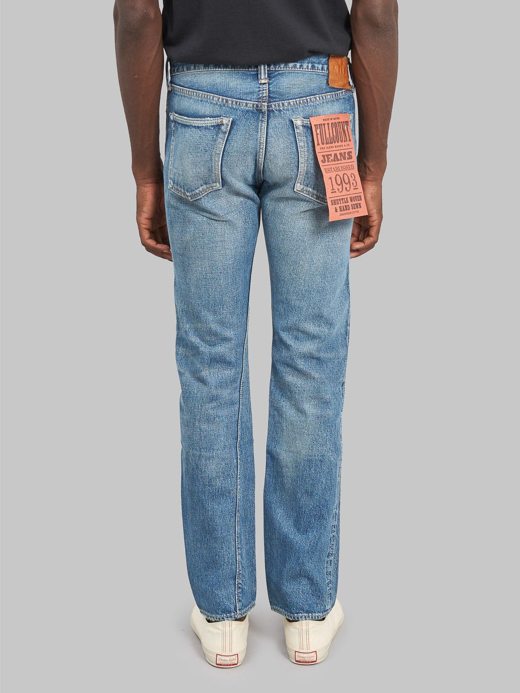 Fullcount 1108 Dartford Slim Straight Jeans back rise