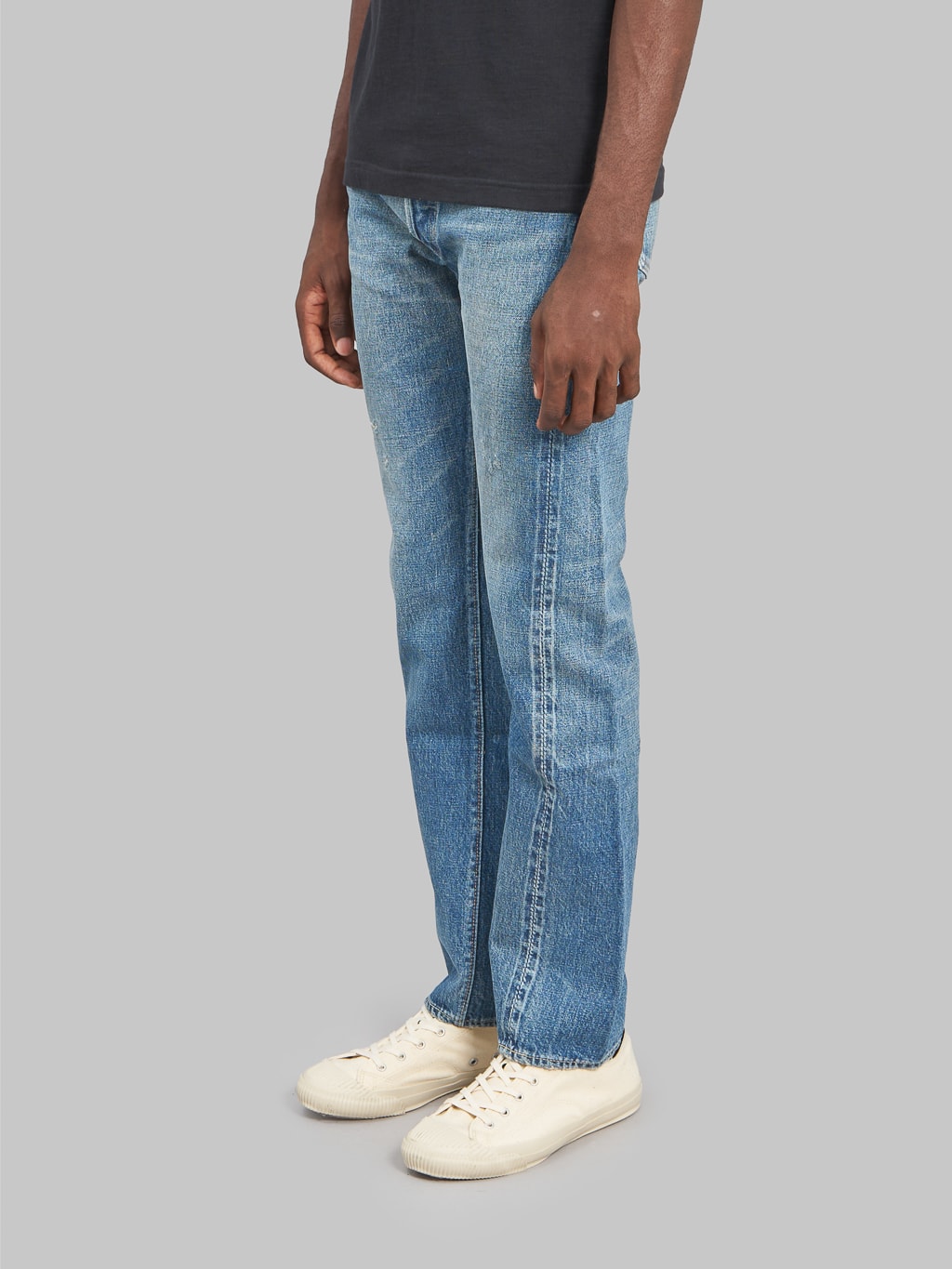 Fullcount 1108 Dartford Slim Straight Jeans side view seam