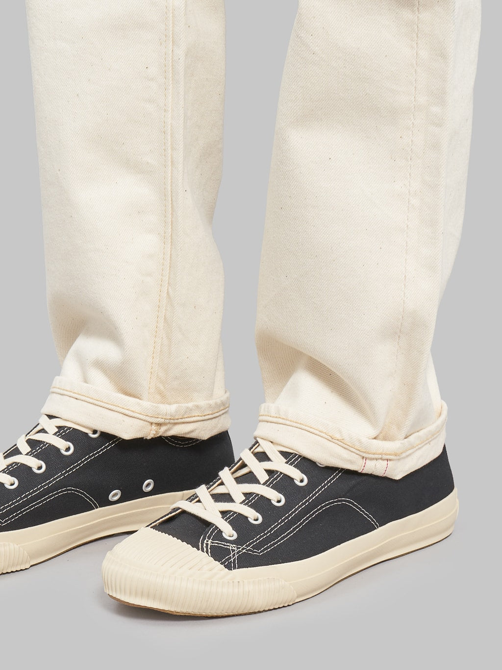 Fullcount 1108EC 13oz Ecru Selvedge Slim Straight Jeans  selvedge