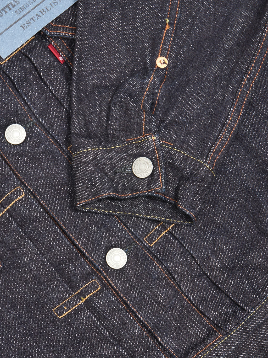 Fullcount 2102XX Type II Denim Jacket buttons