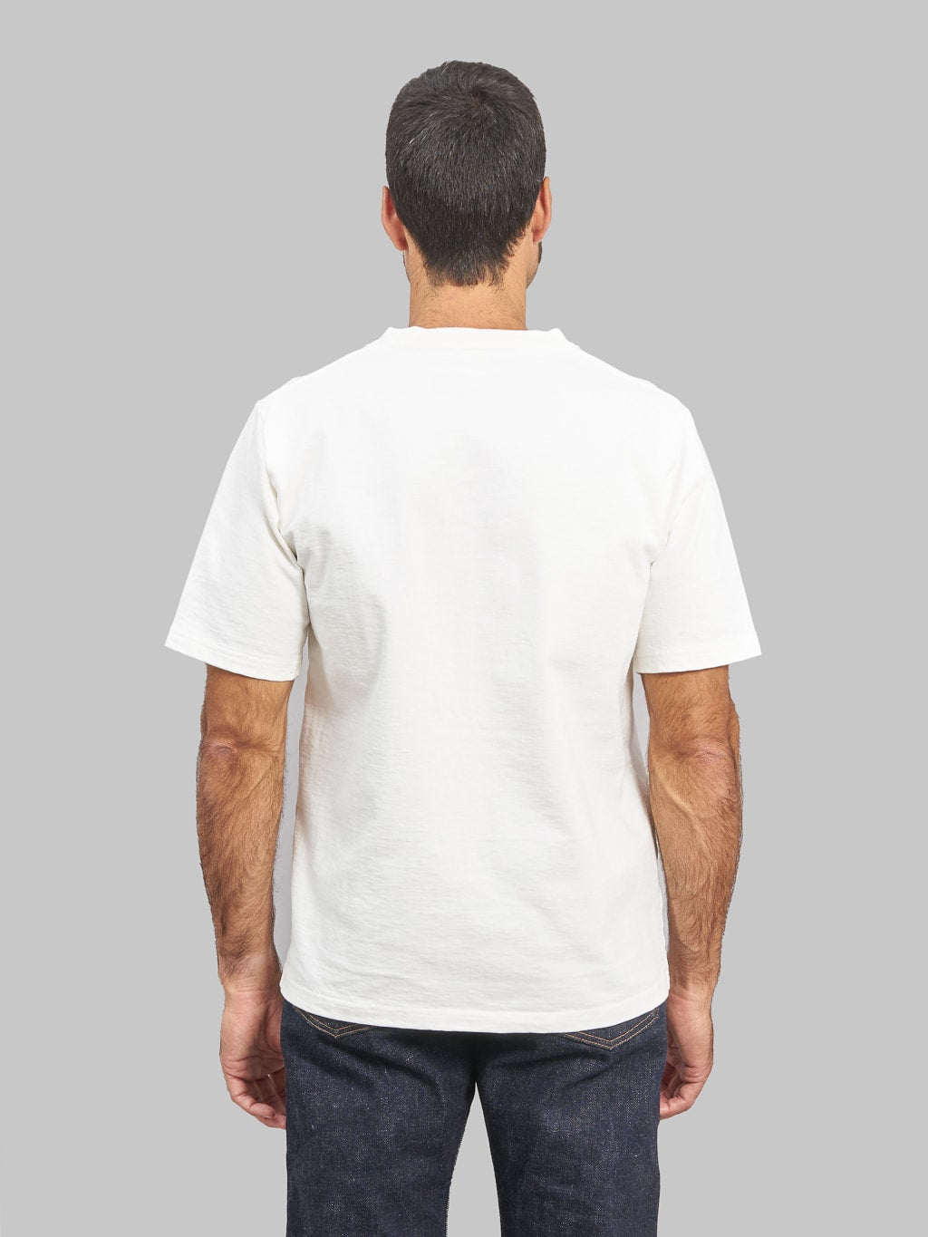 Jackman Dotsume Pocket T-Shirt Off White
