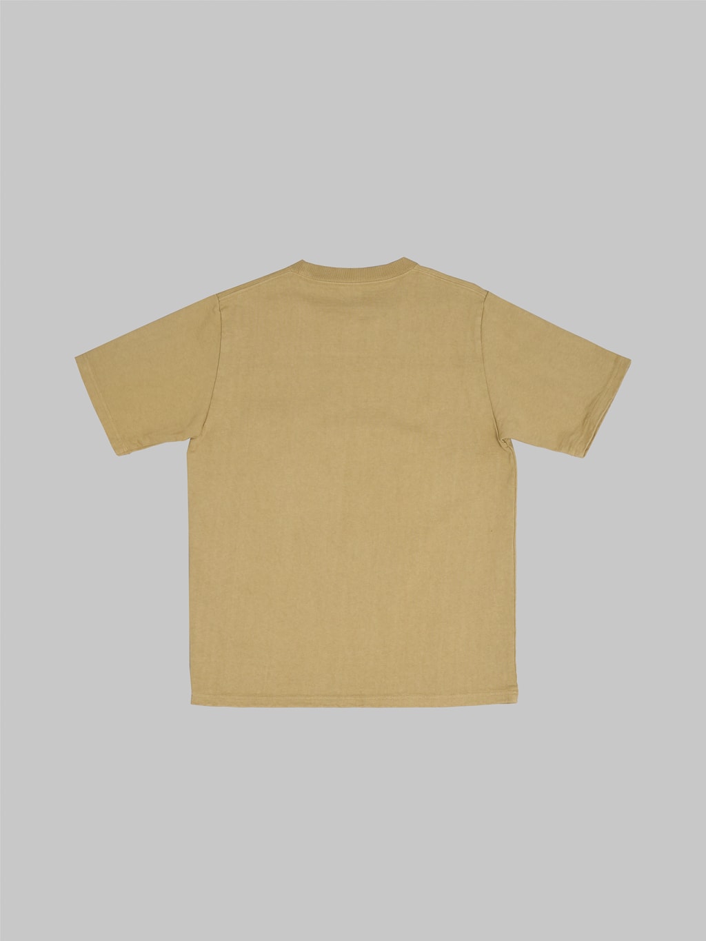 Jackman Dotsume Pocket loopwheel TShirt hard butter back