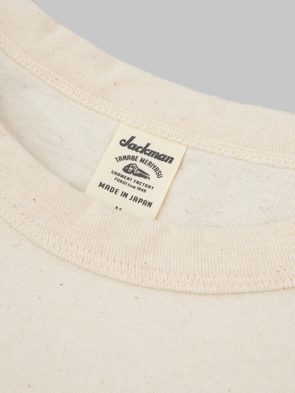 Jackman Lead Off TShirt Kinari midweight interior label