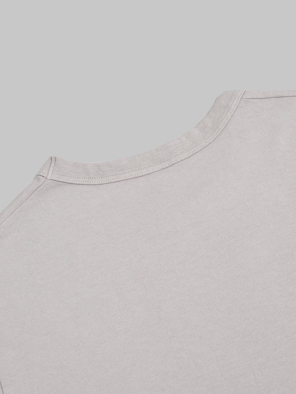 Jackman Lead Off TShirt grey midweight back collar