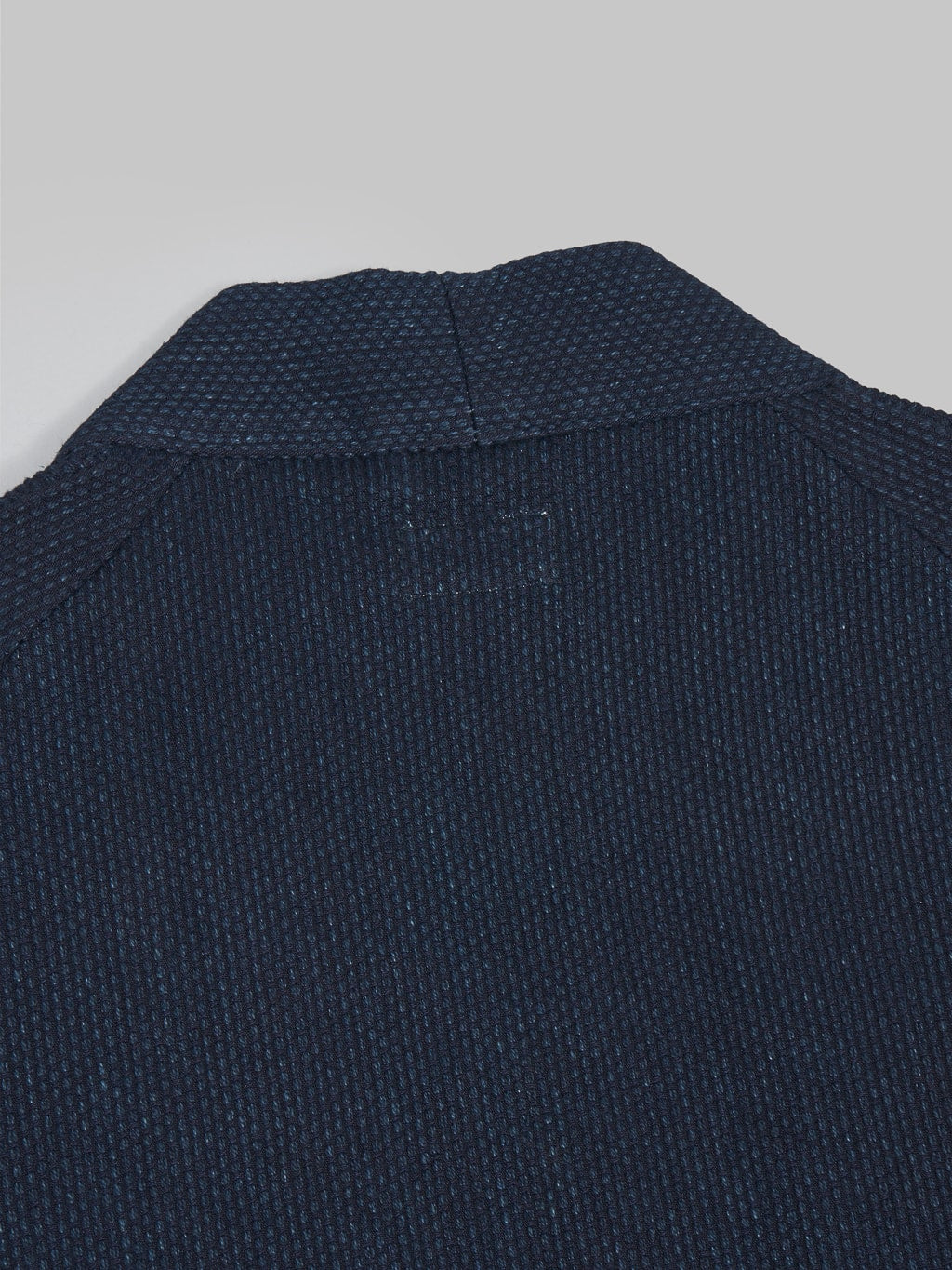 Japan Blue Indigo Sashiko Haori back collar
