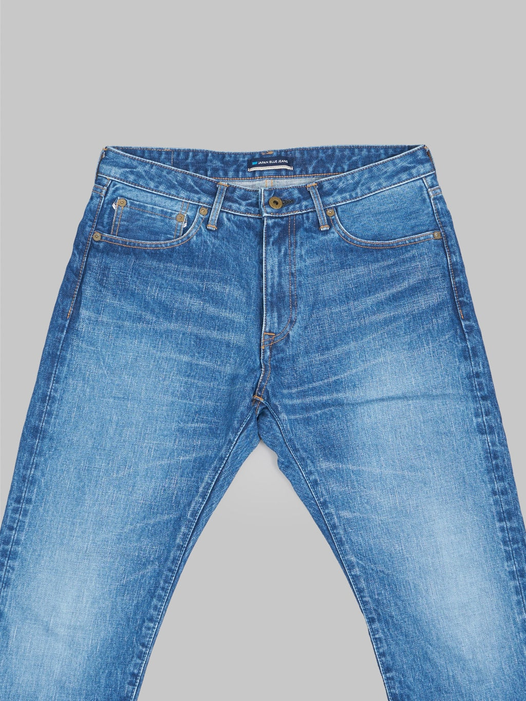 Japan Blue J201 MID US Cotton Circle Washed Tapered selvedge Jeans fading