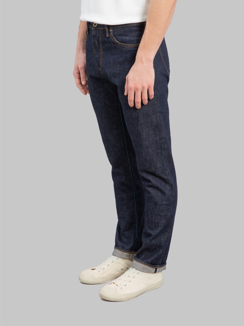 Japan Blue J304 Africa cotton Circle Straight selvedge Jeans side fit