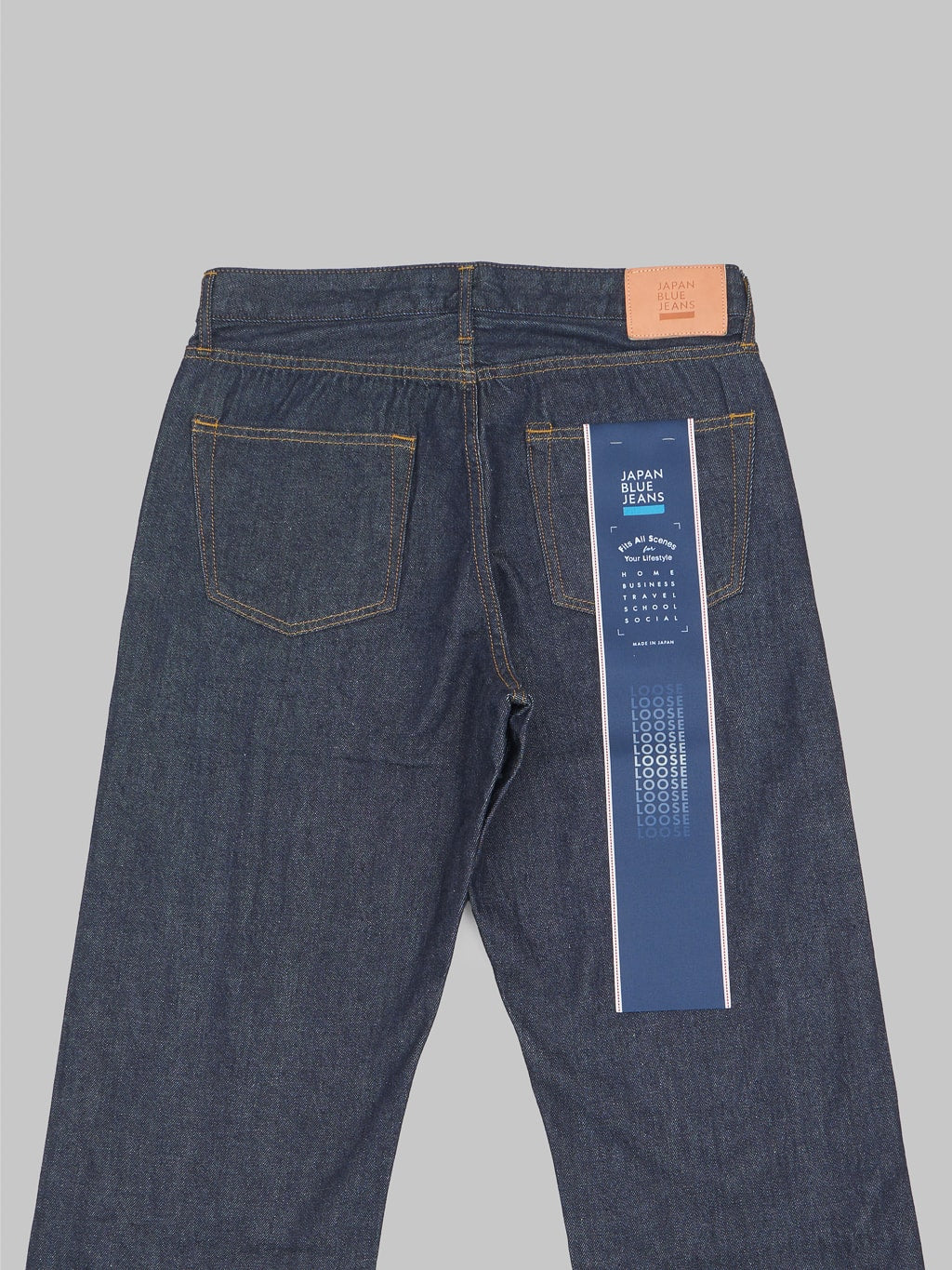 Japan Blue J308 9oz lightweight selvedge denim straight Jeans back details