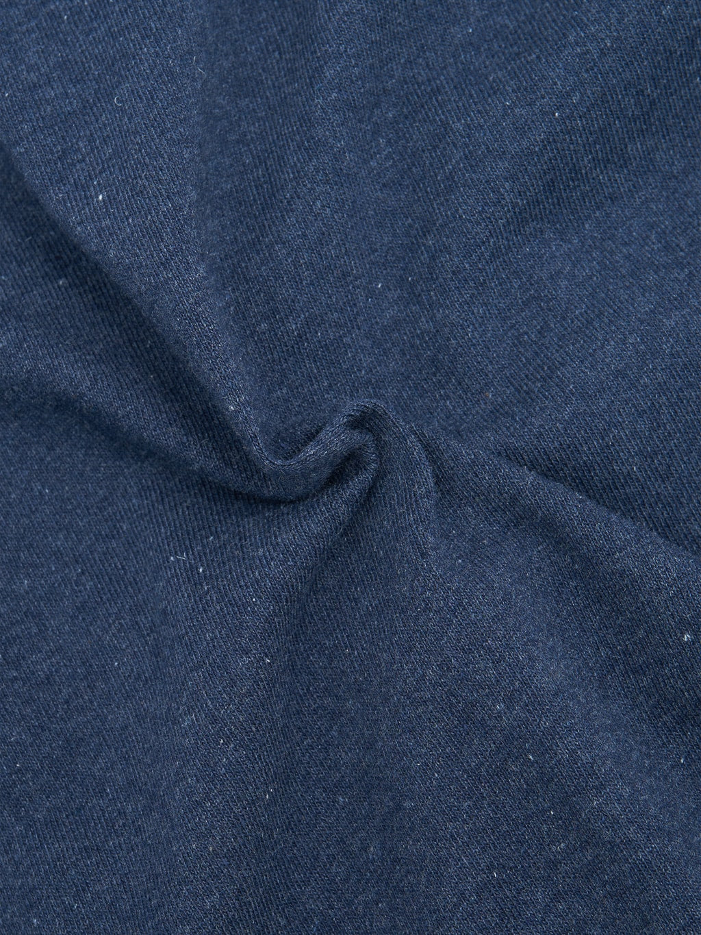 Japan Blue Recycled Denim Tshirt Dark Indigo texture