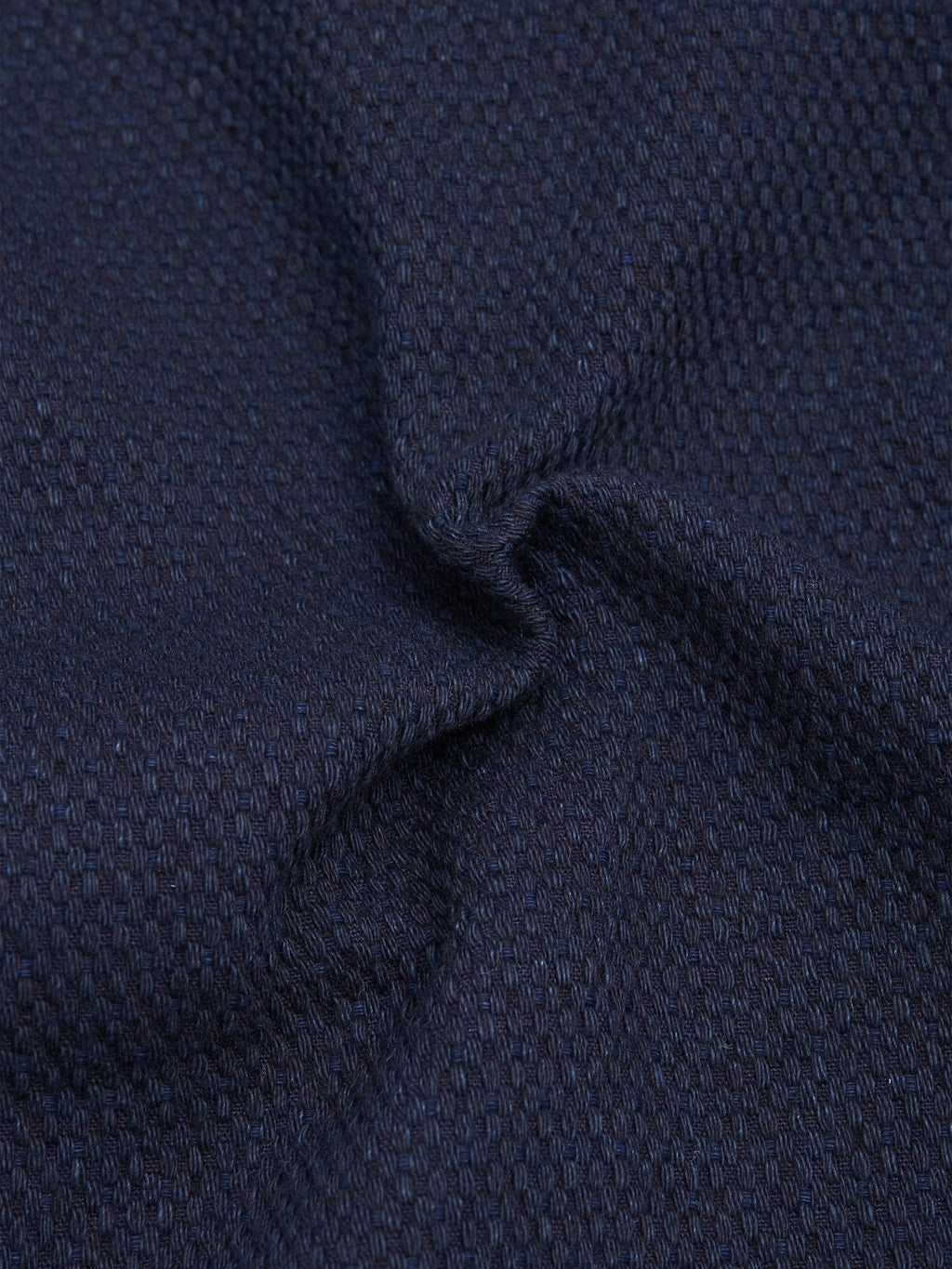 Japan Blue sashiko indigo jacquard shorts texture