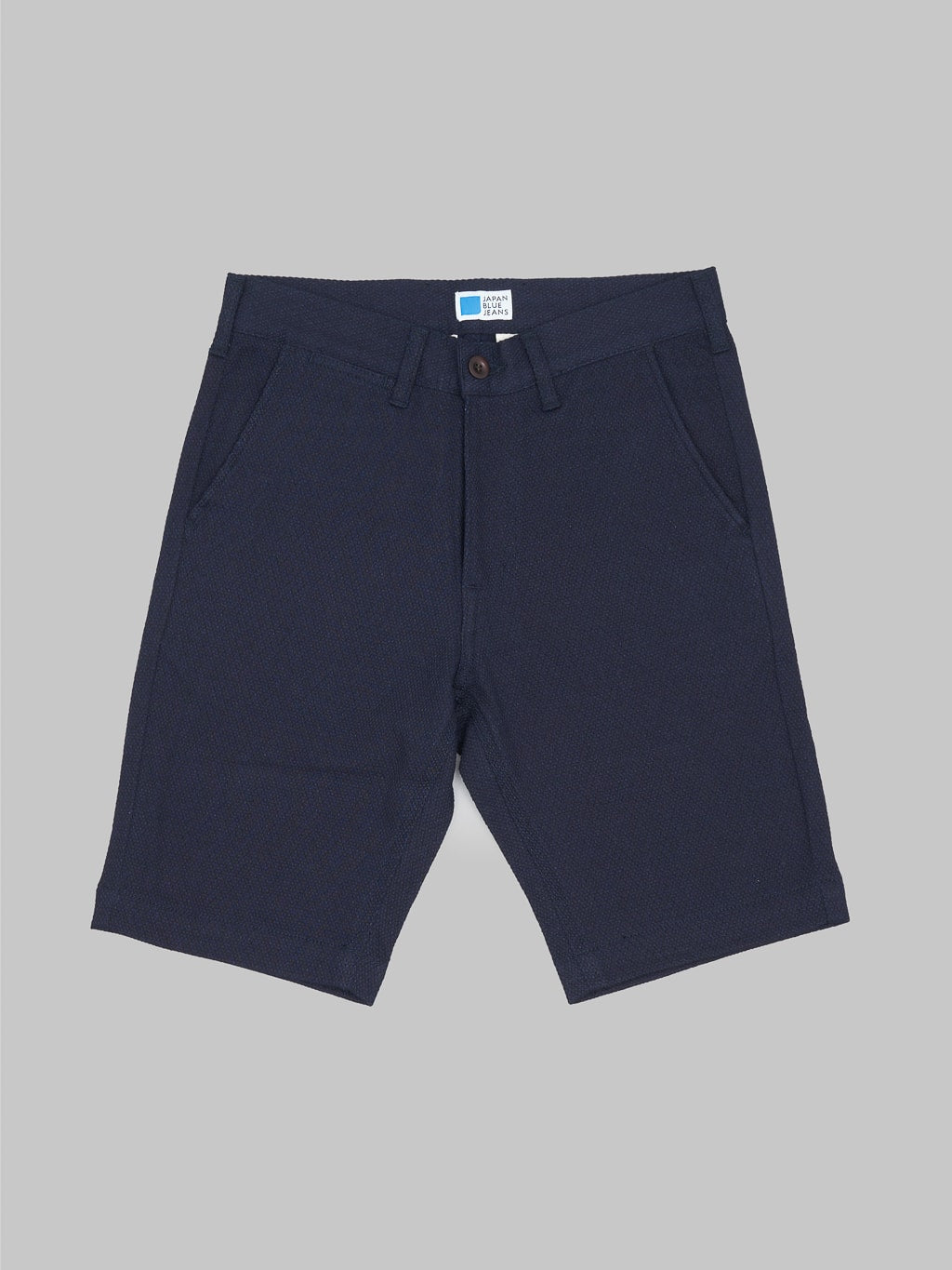 Japan Blue sashiko indigo jacquard shorts waist