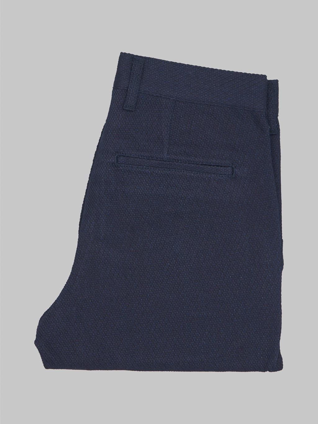 Japan Blue sashiko indigo jacquard shorts fabric