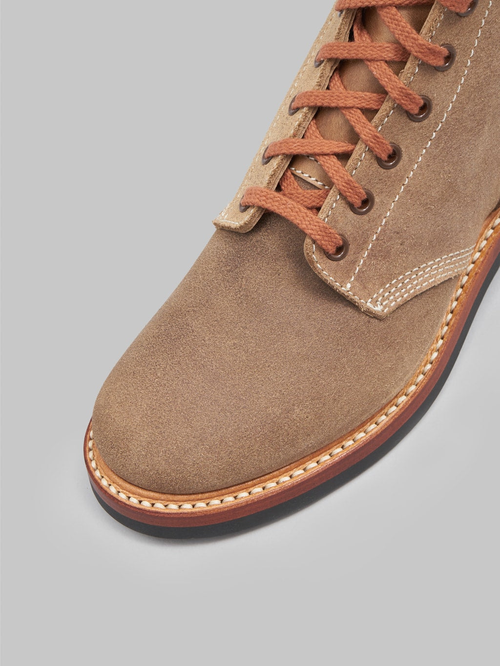 John Lofgren M43 Service Boots Natural CXL closeup