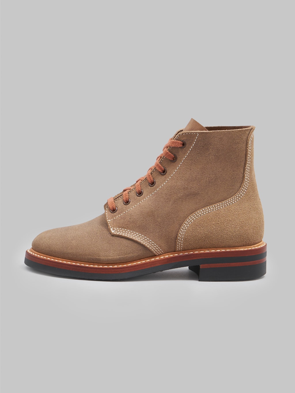 JOHN LOFGREN M43 Service Boots Natural CXL Roughout Horween Leather Sz 9.5 D M-43 SERVICE SHOES / HORWEEN LEATHER CXL NATURAL ROUGHOUT main image 2