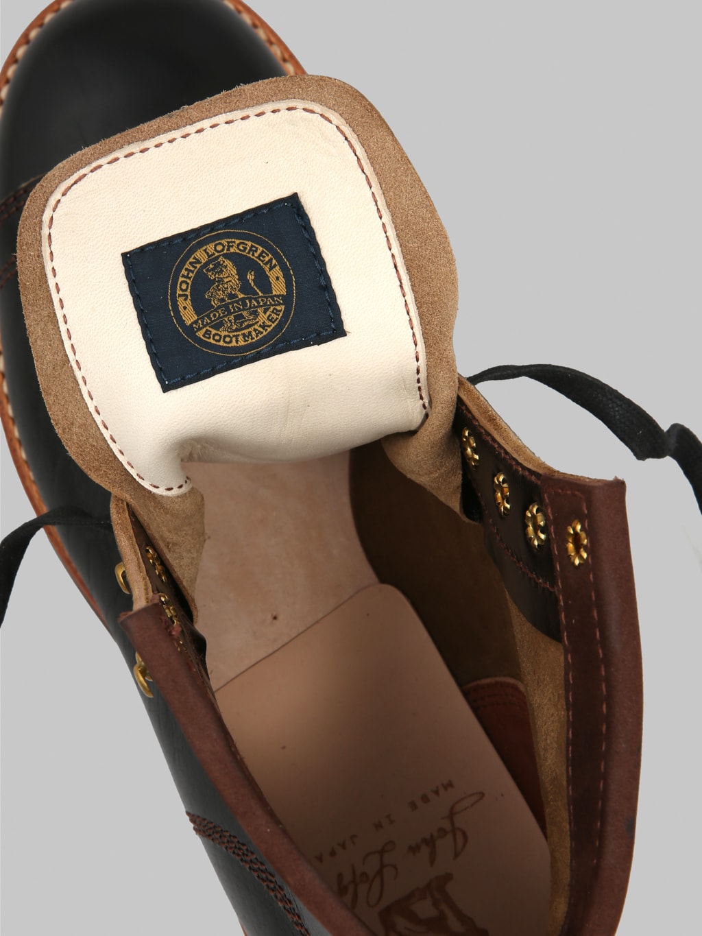 John Lofgren Monkey Boots Shinki Hikaku Horsebutt Black insole