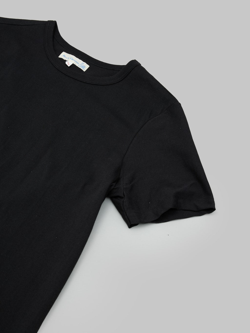 Merz b Schwanen 1950s Loopwheeled Classic TShirt Black 100 premium cotton