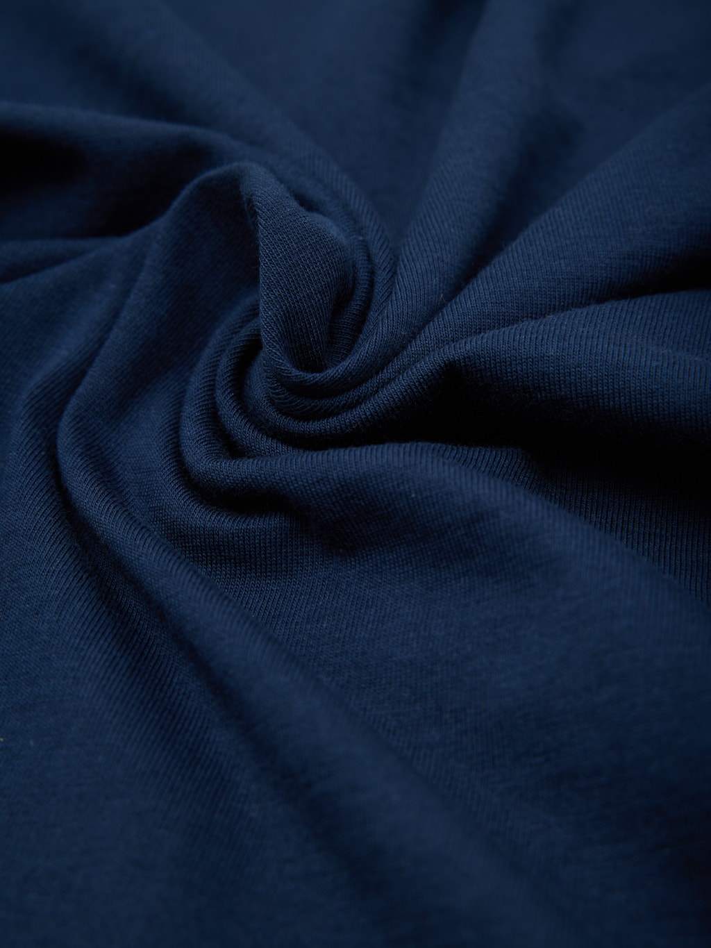 Merz b Schwanen 1950s Loopwheeled Classic Fit TShirt ink blue texture
