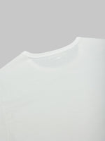 Merz Schwanen 1950s Loopwheeled Classic Fit TShirt white  back collar