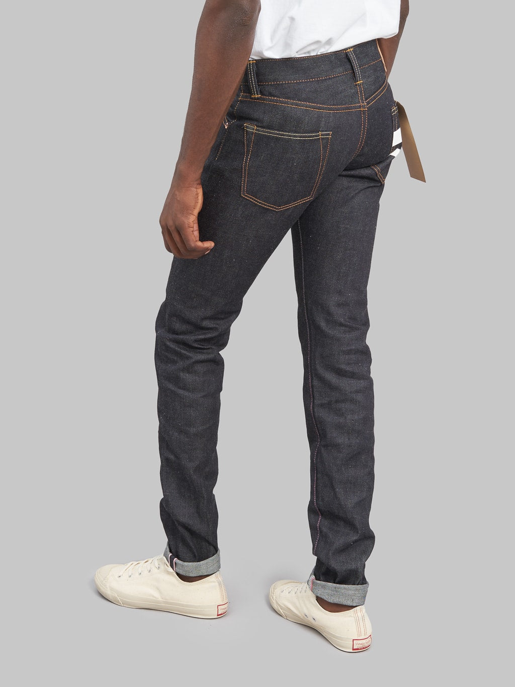 Momotaro 0306 12SP Going To Battle 12oz Tight Tapered Jeans style