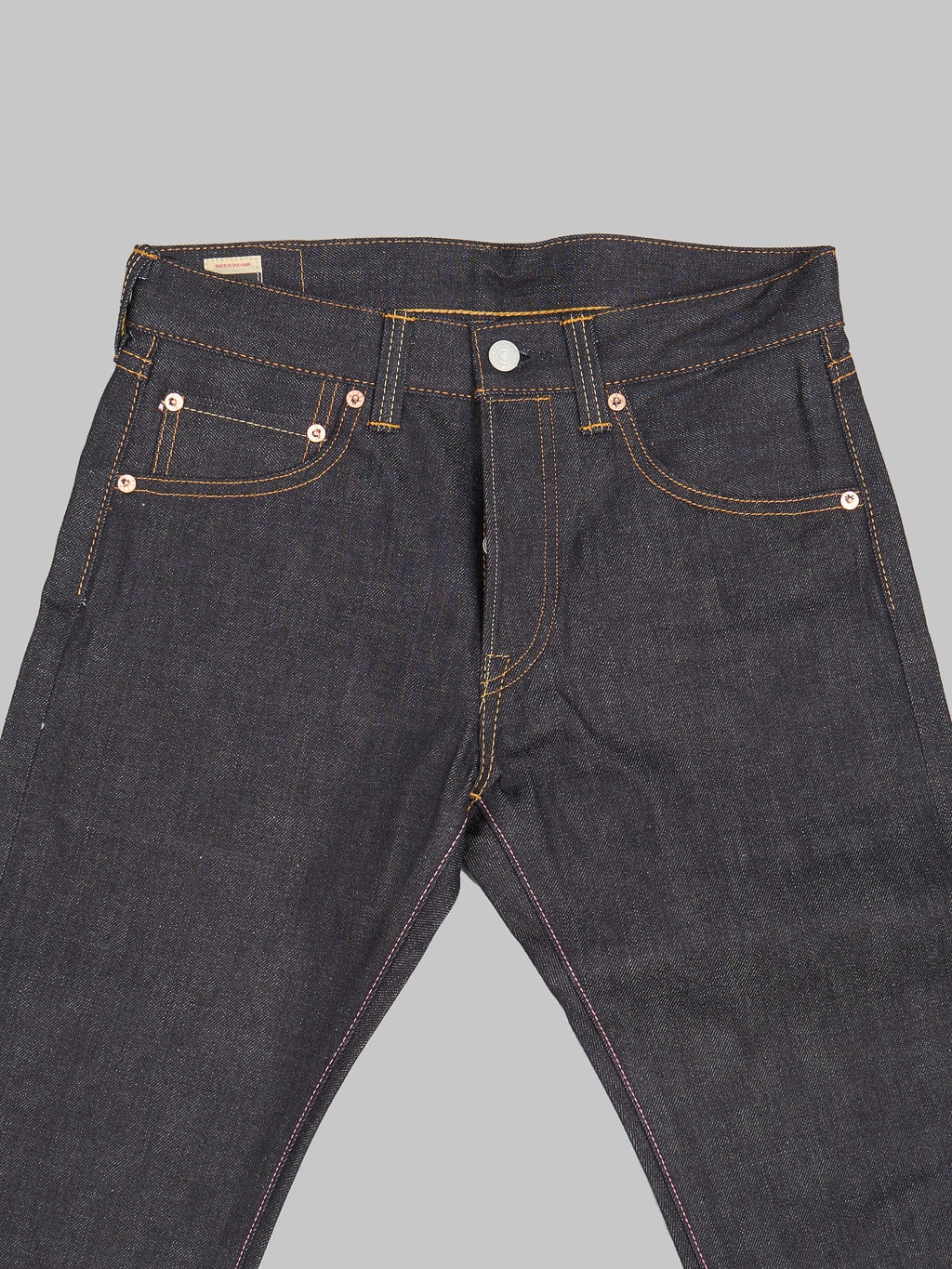 Momotaro 0306 12SP Going To Battle 12oz Tight Tapered Jeans high rise