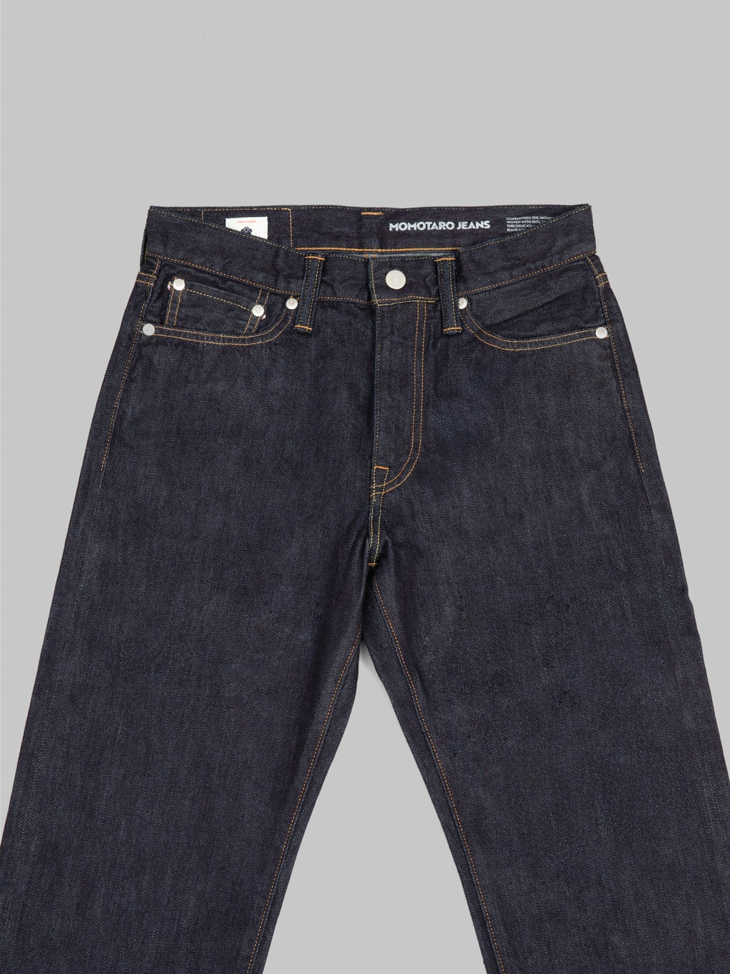 Momotaro MXJE13035S 11oz 200 Lightweight Tapered selvedge Jeans front details