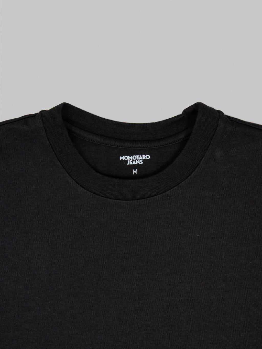 Momotaro MXTS1031 Heavy Ounce TShirt Black collar